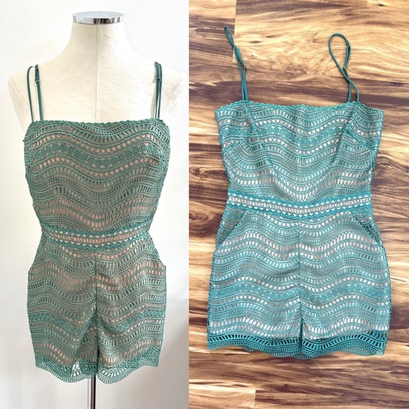 Stylestalker Crochet Romper - Picture 1 of 6